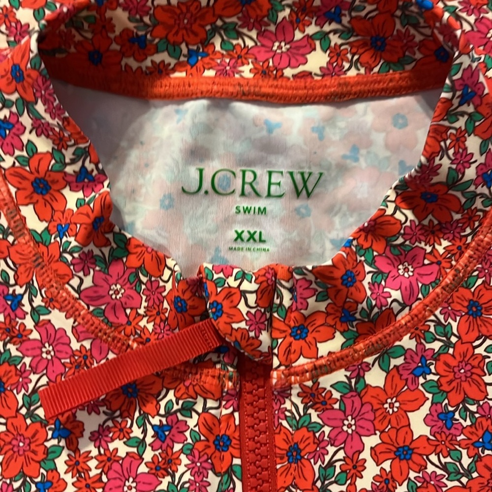 ☀️ J. CREW SWIM ☀️ Rash Guard - Womens XXL